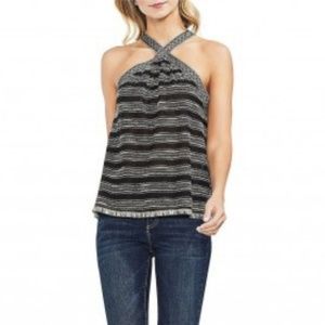 NEW Vince Camuto Stripe Halter Top